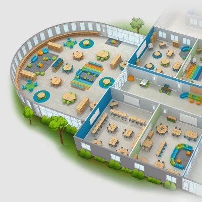 Loop De Loop Wood Border At Lakeshore Learning - Classic High Resolution Gradient Backgrounds | Free Download